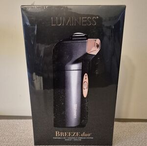 Luminess Breeze Duo Portable 2-In-1 Handheld Airbrush System  2 Speed New Sealed